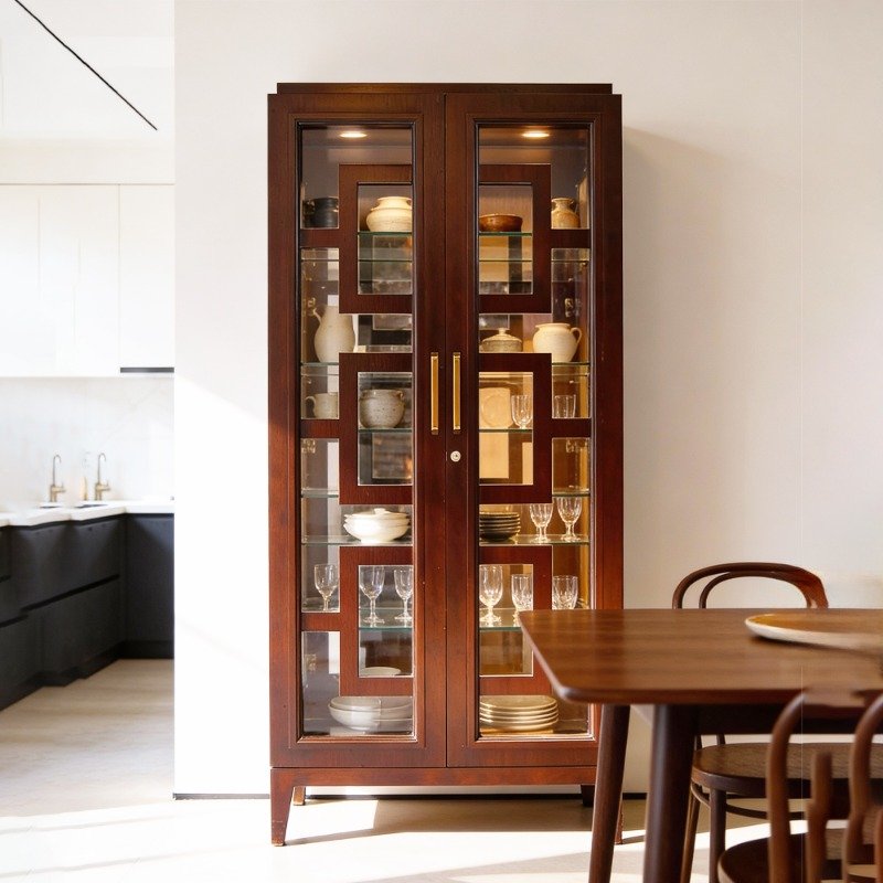 Modern Two Door Showcase Model 2